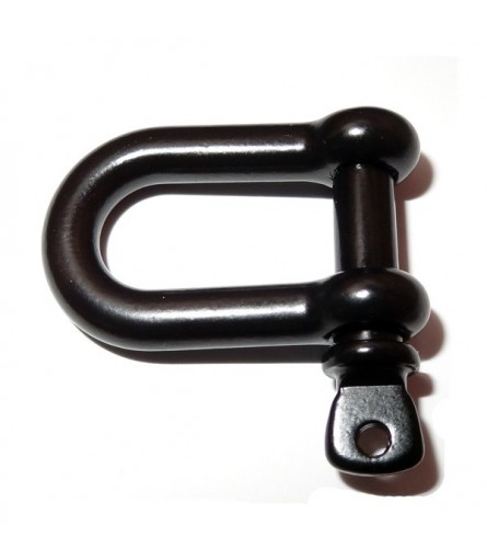 D-shackle - straight | black